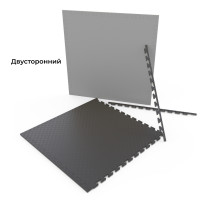 Будо-мат EVA DFC 100 x 100 см, 40 мм, цвет серо-черный